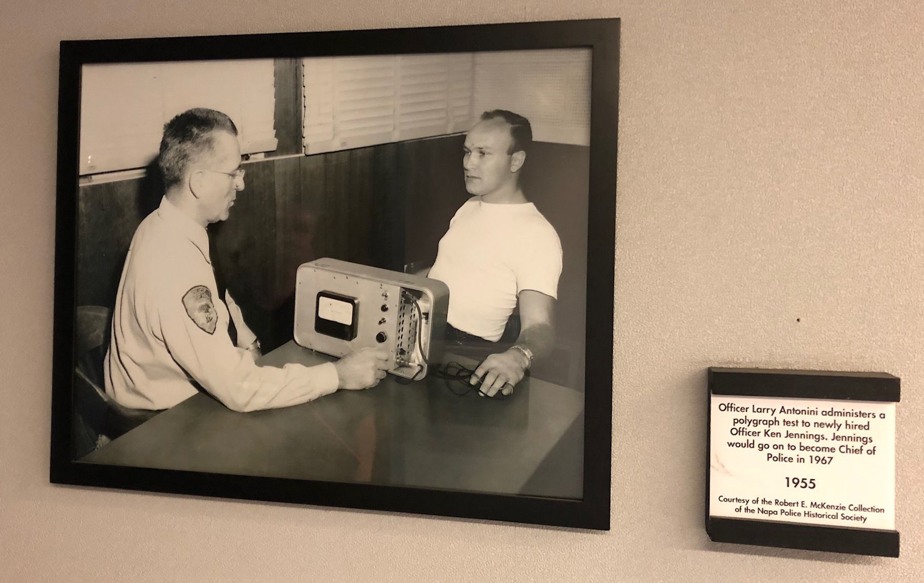 Napa Police Department historical images and artifacts